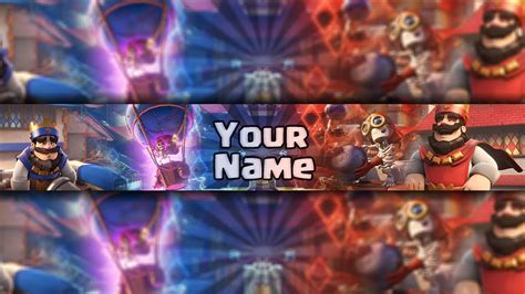 Clash Royale Banner Editable De Clash Royale Para Youtube Gratis Photoshop Cs6 Youtube