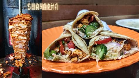 How To Make Chicken Shawarma Recipe Chicken Shawarma Street Food Style Youtube