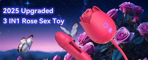 Amazon Sucking Vibrator Rose Sex Toys G Spot Dildo Vibrator For Women With Suctions