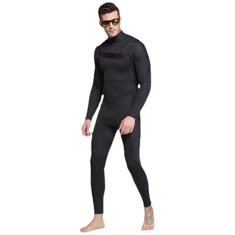 Sbart Neoprene Wetsuit Men Winter Keep Warm Swimming Surfing Long