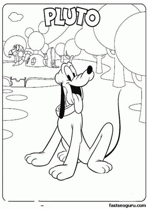 Printable Mickey Mouse Clubhouse Coloring Pages - Coloring Home