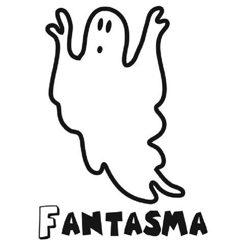 Dibujo Para Pintar De Un Fantasma