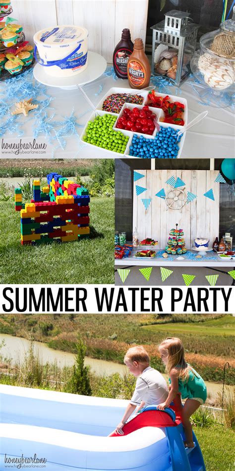 Water Themed Birthday Party - HoneyBear Lane