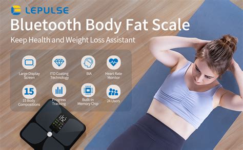 Scales For Body Weight And Fat Lepulse Large Display Weight Scale