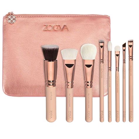 ZOEVA 8pcs ROSE GOLDEN LUXURY SET VOL 2 Makeup Brush UNUM CLICK