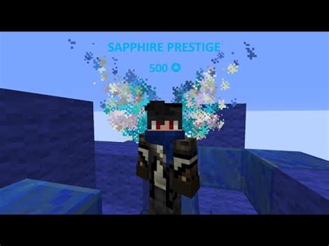 I Hit Sapphire Prestige In Hypixel Bedwars Youtube