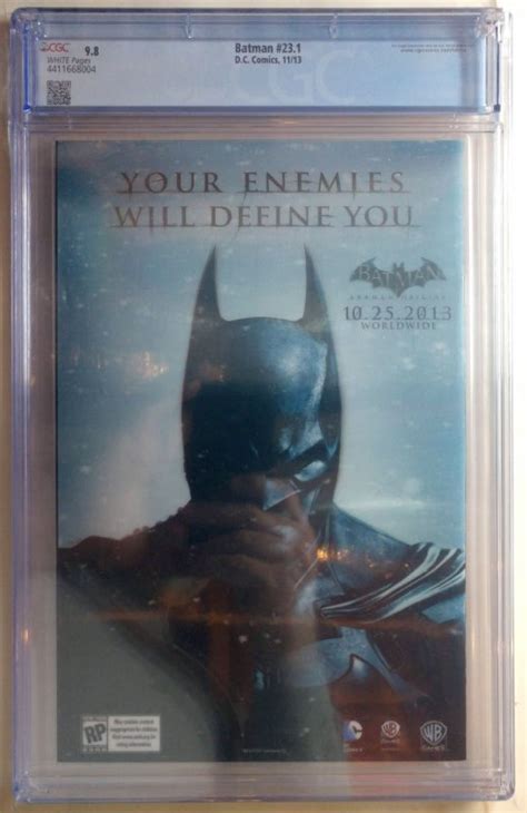 Batman 23 1 CGC 9 8 2013 3 D Lenticular Cover Comic Books