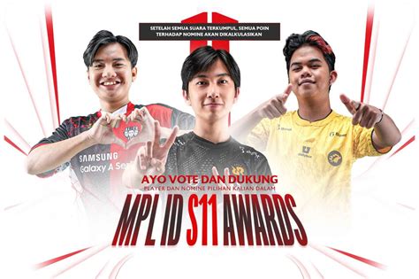 Daftar Lengkap Nominasi Mpl Id S11 Awards Dan Cara Voting