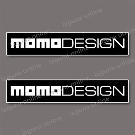 Momo Design Logo Gloss Weatherproof Decal Sticker Etsy