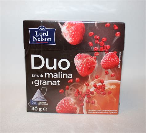 Lord Nelson Herbata Czarna Duo Malina I Granat 20t Stare Miasto Kup