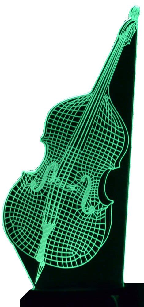 3d Lamp Upright Bass