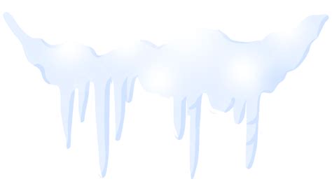 Icicles For Roof Decoration On Winter Icicles Winter Decoration PNG