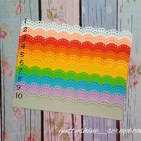 Jual Doily Lace Border Kertas Border Untuk Hiasan Scrapbook Shopee