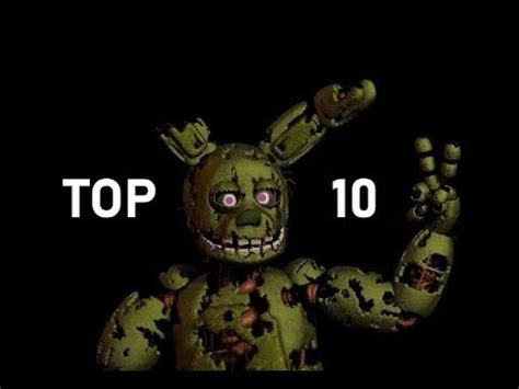 Top 10 Animatroników z FNaF YouTube