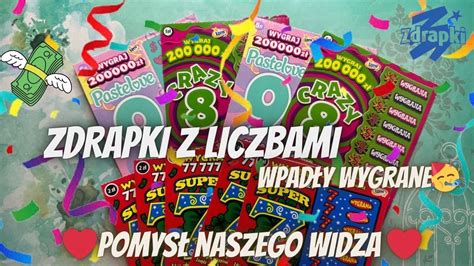 Zdrapki z liczbamiKolejny pomysł od widza mariuszm 9366 zdrapki