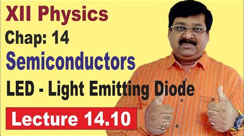 Ncert Xii Physics Chap Led Light Emitting Diode