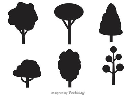 Black Tree Vector Icons - Download Free Vector Art, Stock Graphics & Images