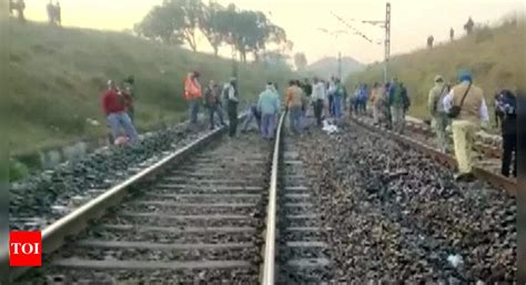 Maoists Blow Up Portion Of Railway Track In Jharkhand Train Services