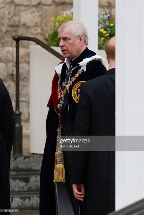 Prince Andrew Duke Of York Attends The Coronation Of King Charles