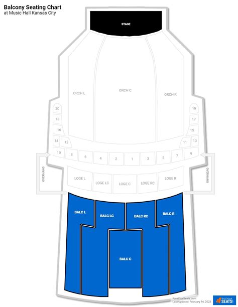 Hamer Hall Seating View: Balcony CC, Row 60 Details