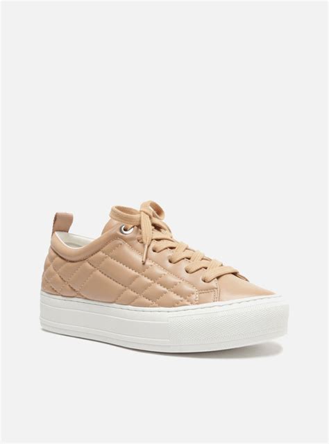 Tênis Flatform Nude Claro Arezzo ZZ MALL