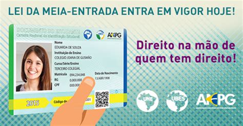 O Direito Na M O De Quem Tem Direito A Meia Entrada Agora Lei Ubes