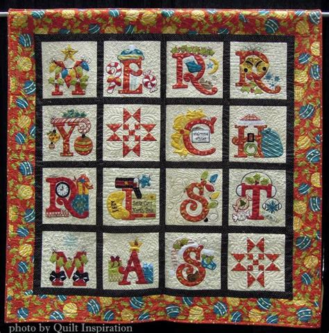 Twelve Days Of Christmas Quilts Merry Christmas To All Christmas Quilt