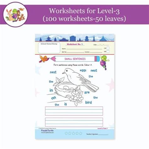 Worksheets For Ukg English Maths Evs Worksheet For Early