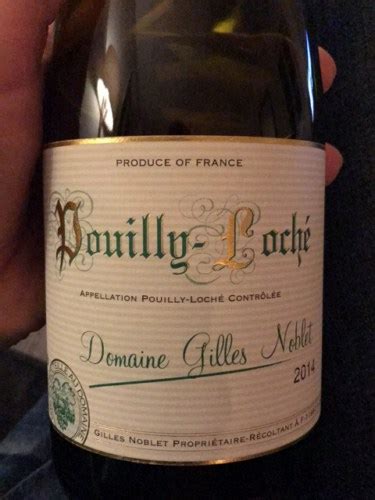 Gilles Noblet Pouilly Loch Vivino Us