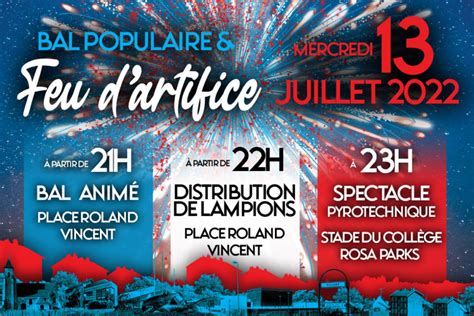 Bal populaire et feu d artifice Villabé