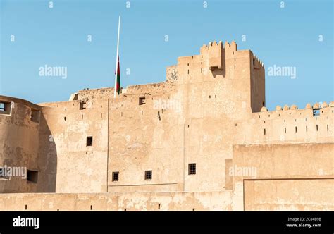 Wall Of The Jabreen Castle In Bahla Sultanate Of Oman Stock Photo Alamy