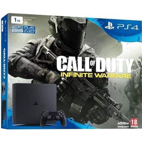 Nouvelle PS4 Slim 1 To Jeu Call Of Duty Infinite Warfare Cdiscount