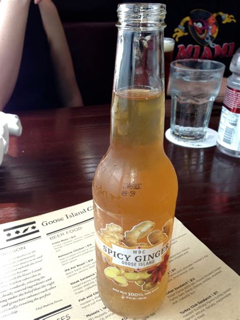 Goose Islands Spicy Ginger Soda Gingembrie