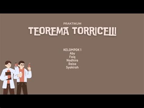 Praktikum Teorema Torricelli Kelompok 1 XI MIPA 6 YouTube