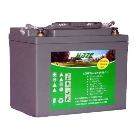 Batterie GEL HAZE 12V 33Ah Rollstuhl Batterien