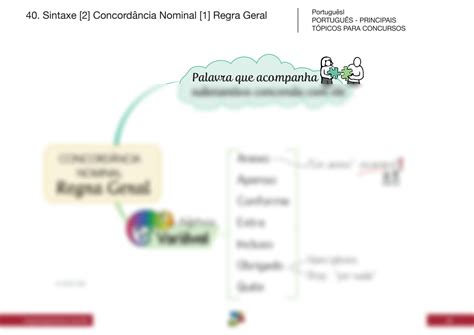 SOLUTION Mapa Mental De Concordancia Nominal Regra Geral Studypool