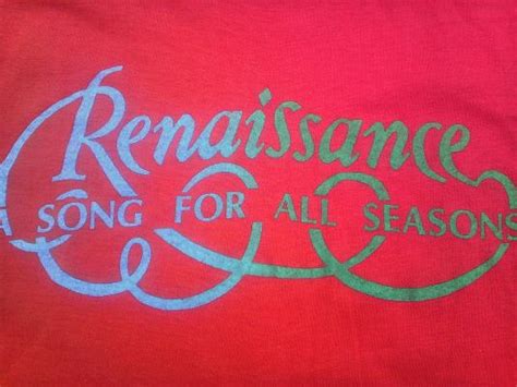 1978 RENAISSANCE Band World Tour Song Seasons Vintage tshirt | Defunkd