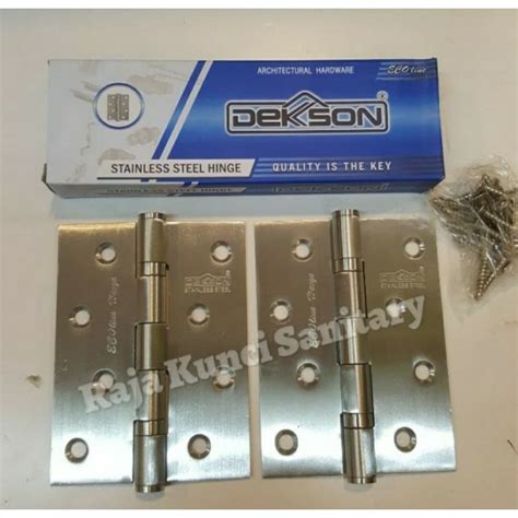 Jual Engsel Dekson 4 X3 X2mmx2BB Stainless Ecoline Engsel Pintu Hinge