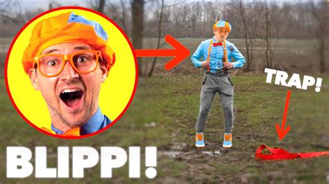 I Captured Blippi In Real Life Youtube