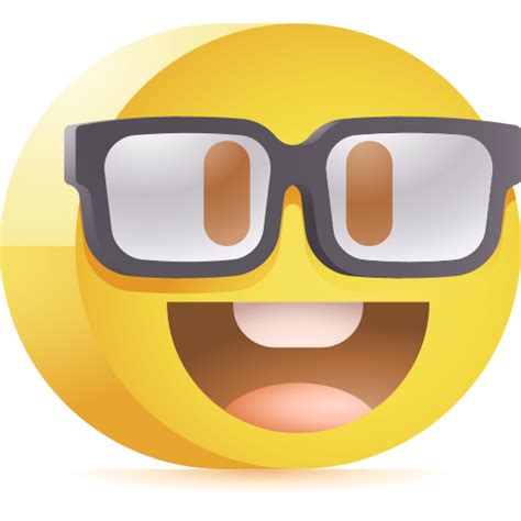 Nerd Emoji Png Transparent Images