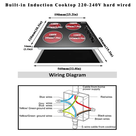 Karinear Ceramic Hob Built In Burners Electric Hob Cm Ceramic