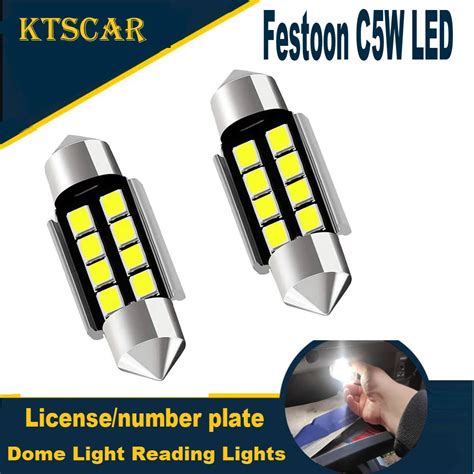 31mm Festoon Led Car Bulb 2835smd Canbus Error Free De3175 De3021