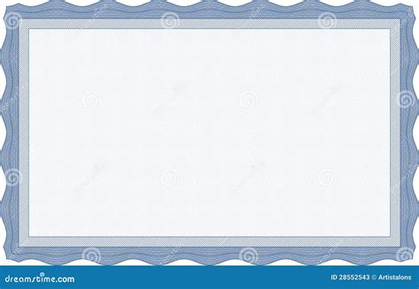 Blue Certificate Template Stock Photos - Image: 28552543