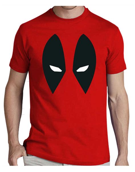 Black Logo Red Deadpool T-Shirt - UJackets