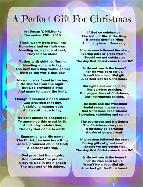 Beautiful Christmas Poems