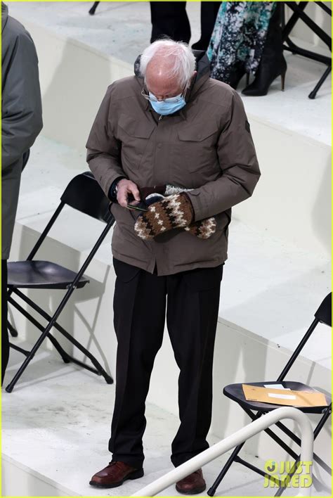 Bernie Sanders Reacts To Becoming A Meme During Inauguration Day Photo