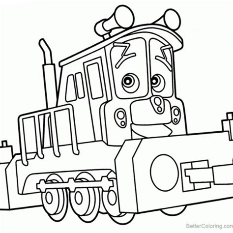 Wilson Train from Chuggington Coloring Pages - Free Printable Coloring ...