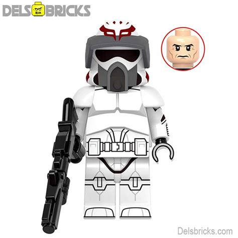 Lego Star Wars Minifigures Kamino Arf Clone Troopers Mini Toy Delsbricks Minifigures