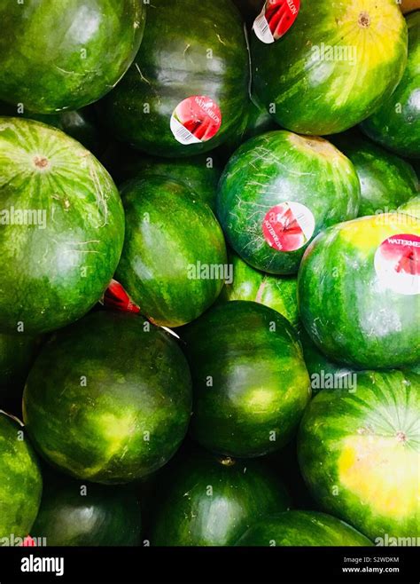 Assortment Of Colourful And Fresh Grocery On Display For Sale At