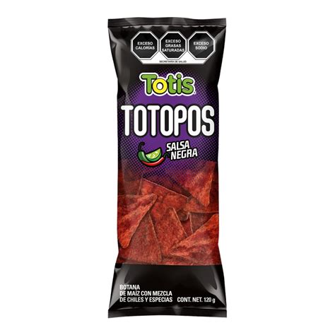 Totis Totopos Salsa Negra Bolsa Con G Caja Con Bolsas G